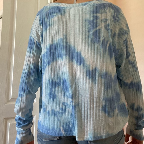 tie dye of the shoulder top - Picture 2 of 2